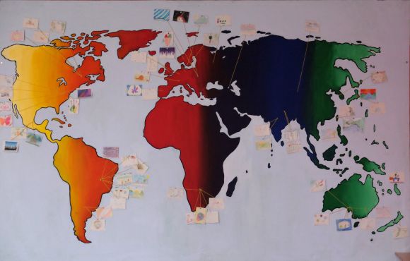 W100 – Kartentausch, Weltkarte